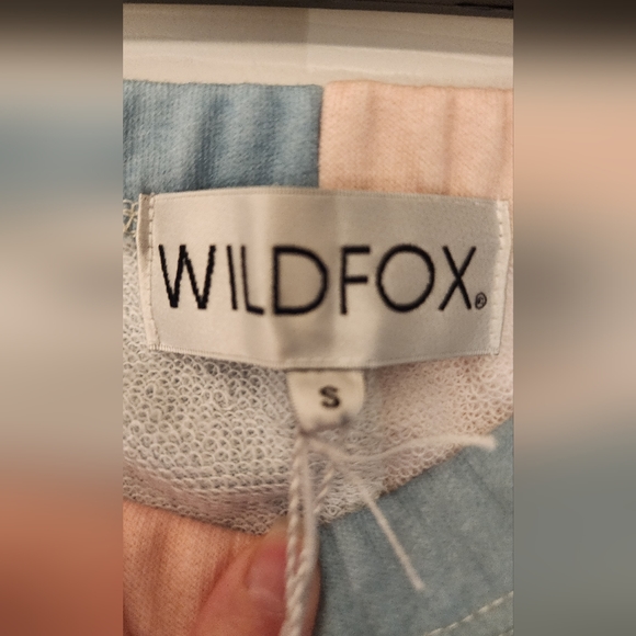 WILDFOX Grotto Knox Pants Blue/peach Size Small - Picture 6 of 9